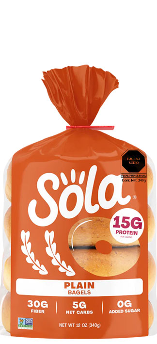 bagels low carb altos en proteína